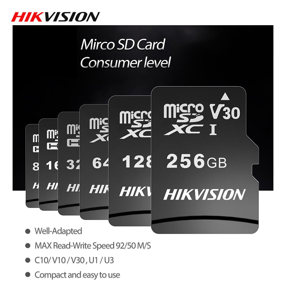 Well adapted, high speed write reading, c10 compact micro SD cards