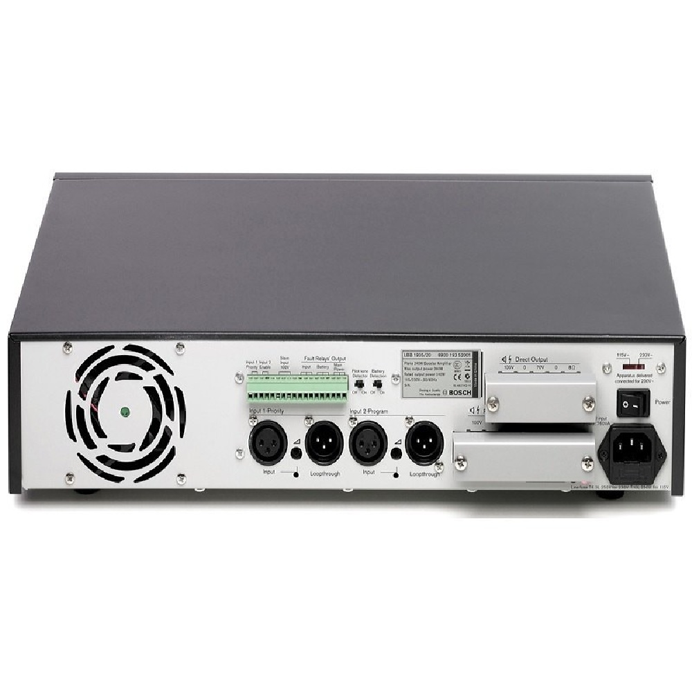 BOSCH LBD1935/00 POWER AMPLIFLIER BACK CONNECTIONS