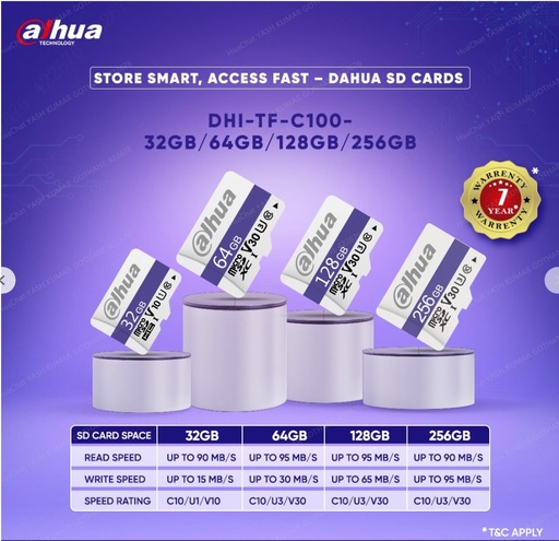 DAHUA MICRO SD CARDS